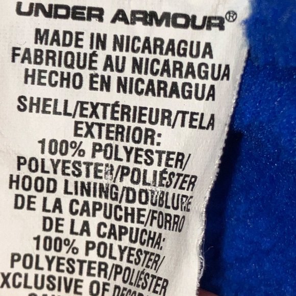 Under Armour Loose Coupe Lache Hoodie Size MD Kangaroo Pocket Royal Blue - Picture 9 of 16